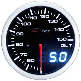 Tovární Cena Přídavný budík DEPO Dual 60 mm - Teplota oleje